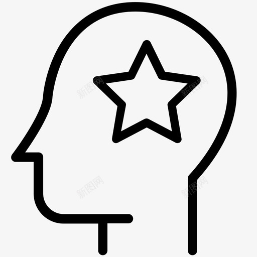 有价值的人幻想激情图标svg_新图网 https://ixintu.com 幻想 明星 有价值 激情 表演 超级