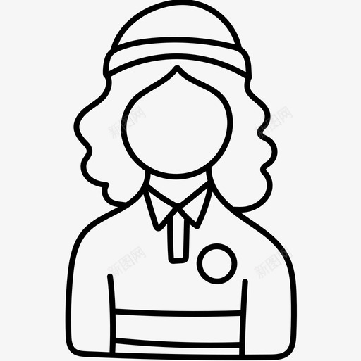 女人阿凡达56黑人图标svg_新图网 https://ixintu.com 女人 阿凡 黑人