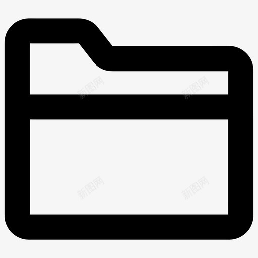 文件夹类别文档图标svg_新图网 https://ixintu.com 存储 文件 文件夹 文档 类别