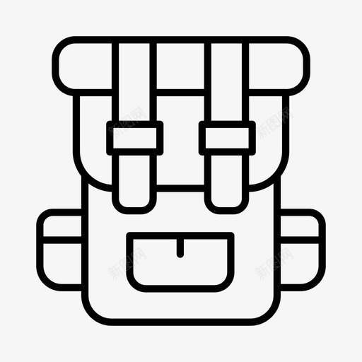 背包徒步旅行奥运会图标svg_新图网 https://ixintu.com 体育 奥运会 徒步旅行 残奥会 背包
