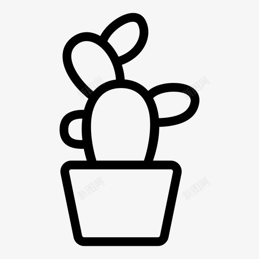 室内植物花盆花园图标svg_新图网 https://ixintu.com 室内 收藏 植物 花园 花盆