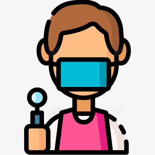 牙医牙科护理18线性颜色图标svg_新图网 https://ixintu.com 护理 牙医 牙科 线性 颜色