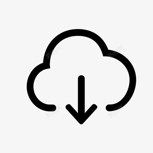 icon_AR_云下载svg_新图网 https://ixintu.com icon_AR_云下载