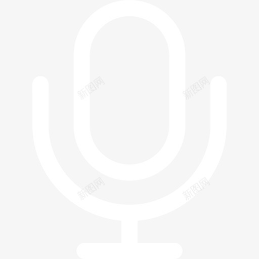 X_语音-白svg_新图网 https://ixintu.com X_语音-白