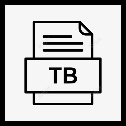 tb文件文件图标文件类型格式svg_新图网 https://ixintu.com 41种文件格式 tb文件文件图标 文件类型 格式