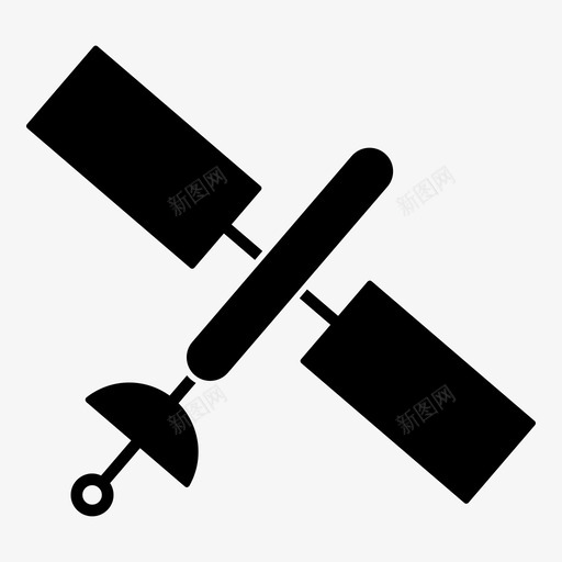 卫星广播连接图标svg_新图网 https://ixintu.com 位置 卫星 地图 广播 连接