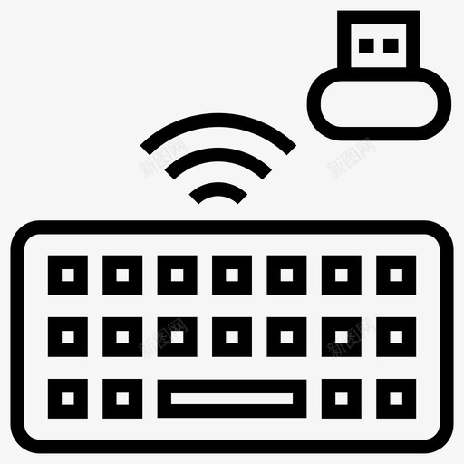 键盘电脑硬件输入设备图标svg_新图网 https://ixintu.com 图标 小工 工具 打字 无线 电脑硬件 线图 设备 输入 键盘