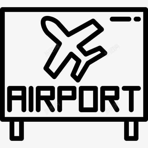 机场酒店旅行直达图标svg_新图网 https://ixintu.com 机场 直达 酒店旅行
