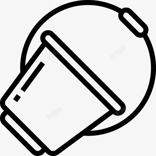铲斗施工工具13线性图标svg_新图网 https://ixintu.com 施工工具13 线性 铲斗