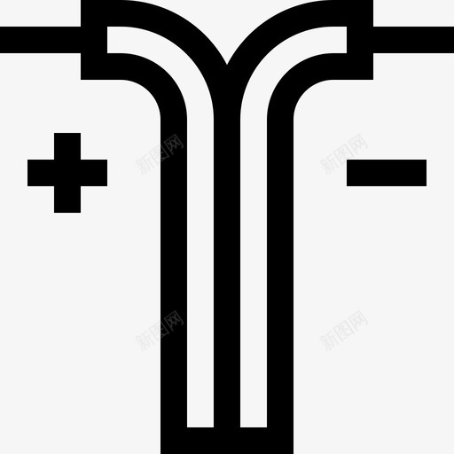 电线电工工具和元件4线性图标svg_新图网 https://ixintu.com 元件 工具 电工 电线 线性
