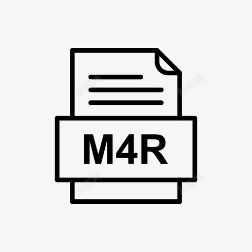 m4r文件文件图标文件类型格式svg_新图网 https://ixintu.com 41种 m4r 图标 文件 格式 类型