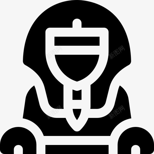 狮身人面像埃及21填充物图标svg_新图网 https://ixintu.com 埃及21 填充物 狮身人面像