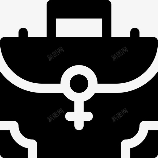工作妇女节8已满图标svg_新图网 https://ixintu.com 妇女节8 工作 已满
