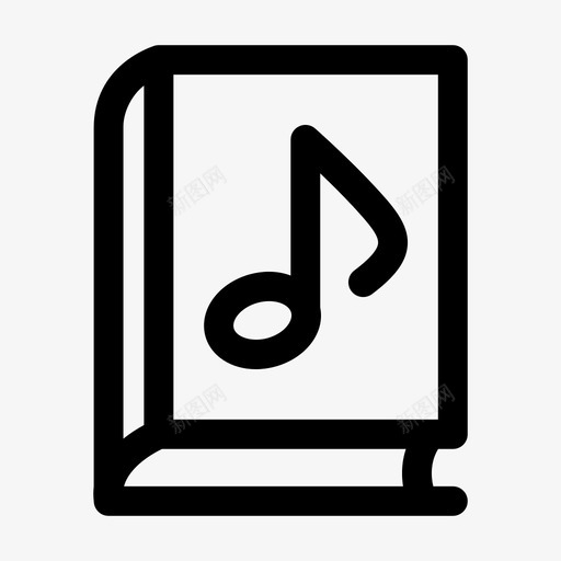 有声书图书馆音乐图标svg_新图网 https://ixintu.com 书籍 图书馆 有声 阅读 音乐
