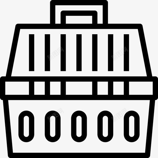 承运人宠物店3线性图标svg_新图网 https://ixintu.com 宠物 承运人 线性