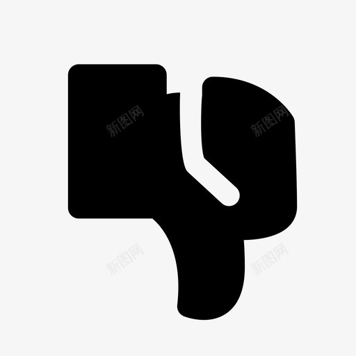 大拇指朝下不喜欢投票图标svg_新图网 https://ixintu.com 不喜欢 大拇指朝下 投票 网店