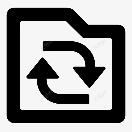 同步文件夹更新更新文件夹图标svg_新图网 https://ixintu.com 同步 文件 文件夹 更新