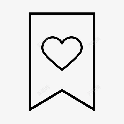 书签心读图标svg_新图网 https://ixintu.com 书签