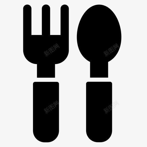 餐具派对70填充图标svg_新图网 https://ixintu.com 填充 派对70 餐具