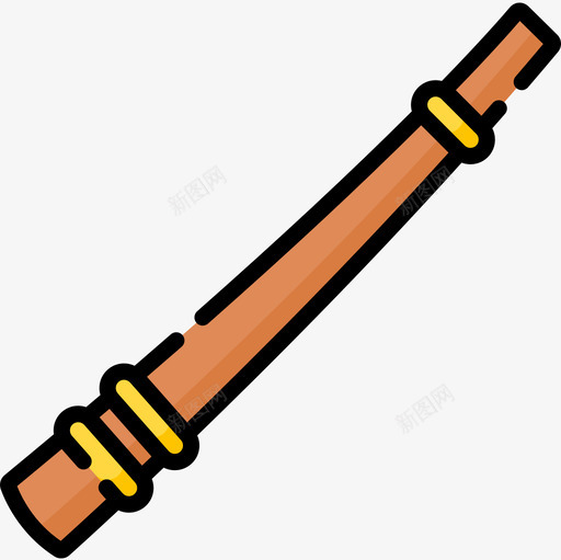 Didgeridoo澳大利亚8线性颜色图标svg_新图网 https://ixintu.com Didgeridoo 澳大利亚 线性 颜色