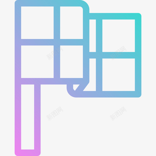 旗子23号跑道坡度图标svg_新图网 https://ixintu.com 23号跑道 坡度 旗子