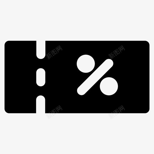 百分比折扣百分比符号图标svg_新图网 https://ixintu.com 折扣 比率 电子商务字形图标 百分比 百分比符号 销售