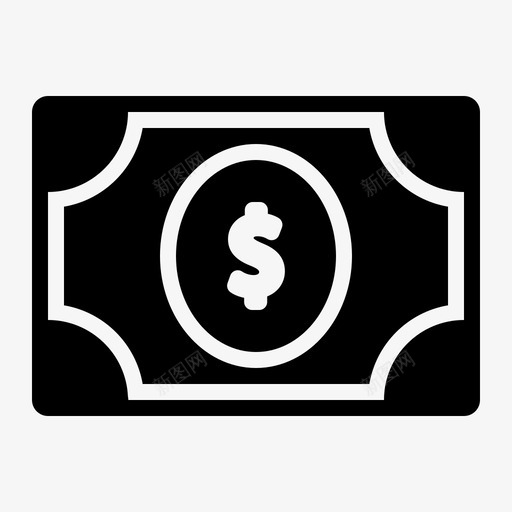 货币银行商业图标svg_新图网 https://ixintu.com 商业 现金 管理 财务 货币 银行