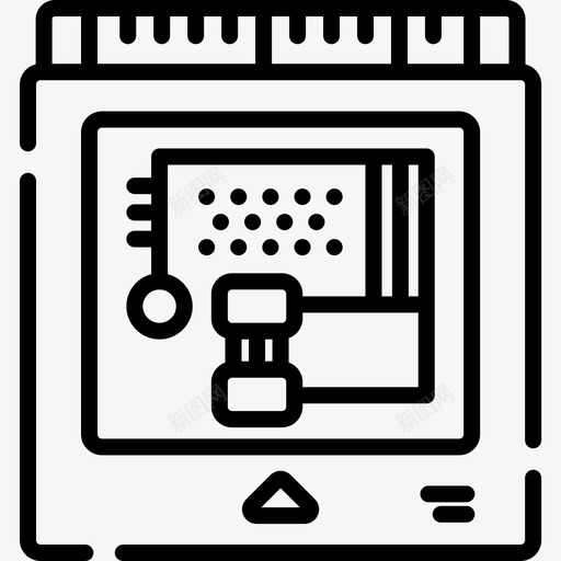奇普未来世界2线性图标svg_新图网 https://ixintu.com 奇普 未来世界 线性