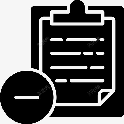 glyph21删除文档图标svg_新图网 https://ixintu.com glyph21 删除文档