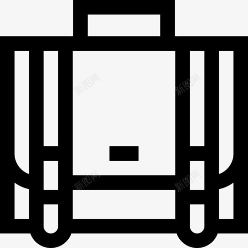 公文包商务会议7直线型图标svg_新图网 https://ixintu.com 公文包 商务会议7 直线型