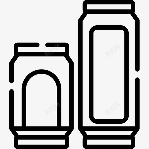 啤酒罐59号酒吧直列式图标svg_新图网 https://ixintu.com 59号 列式 啤酒 直列 酒吧 酒罐
