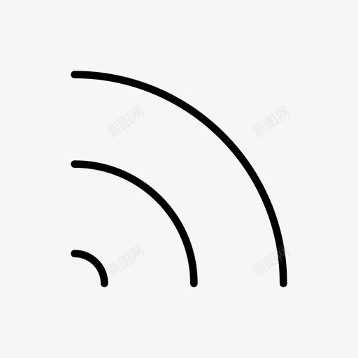 信号连接互联网图标svg_新图网 https://ixintu.com 互联网 信号 大纲 工作 网络 连接
