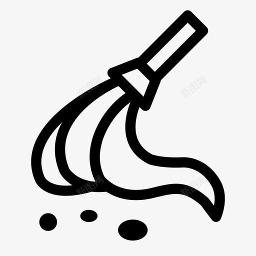 拖把清洁卫生图标svg_新图网 https://ixintu.com 卫生 拖把 清扫 清洁