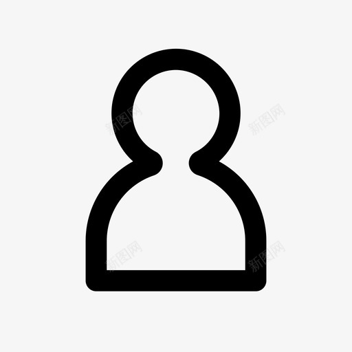 个人资料帐户头像图标svg_新图网 https://ixintu.com 个人 个人资料 图片 头像 帐户 用户 网店