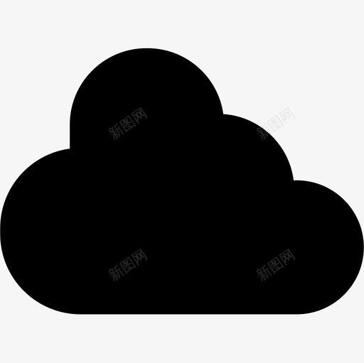 云彩169号天气已满图标svg_新图网 https://ixintu.com 169号天气 云彩 已满