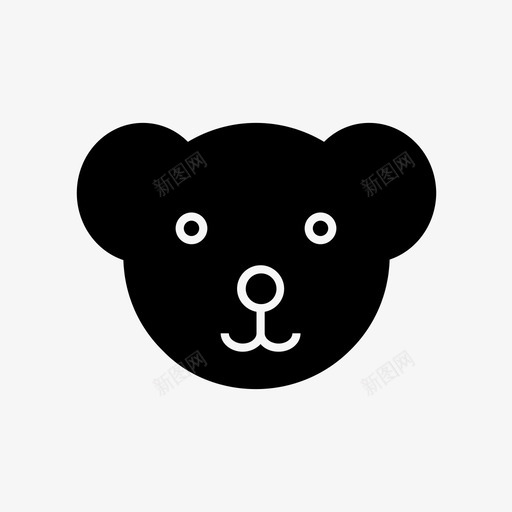 熊动物群森林图标svg_新图网 https://ixintu.com 动物 动物群 哺乳动物 森林 野生动物