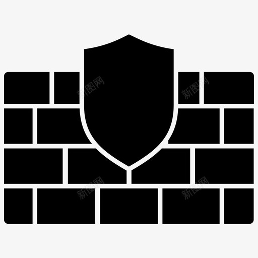 防火墙防病毒防护图标svg_新图网 https://ixintu.com 1号 安保 安全 正面 轮廓 通信设备 防护 防火墙 防病毒