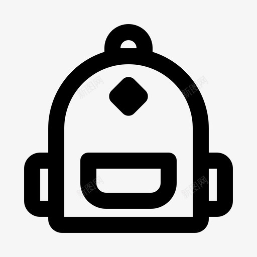 背包书包学校图标svg_新图网 https://ixintu.com v2 书包 包型号 型号 学校 学生 背包