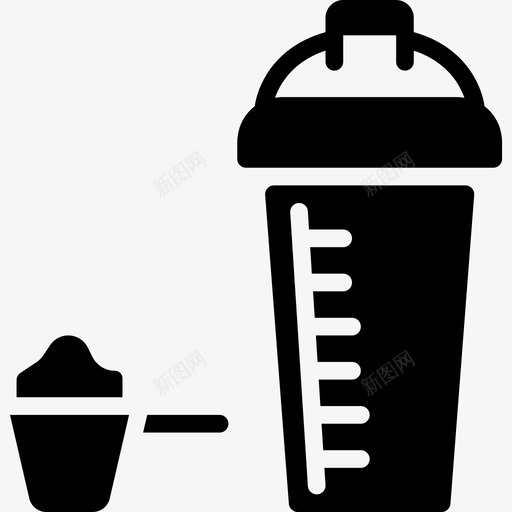 乳清饮食和营养2填充图标svg_新图网 https://ixintu.com 乳清 填充 营养 饮食