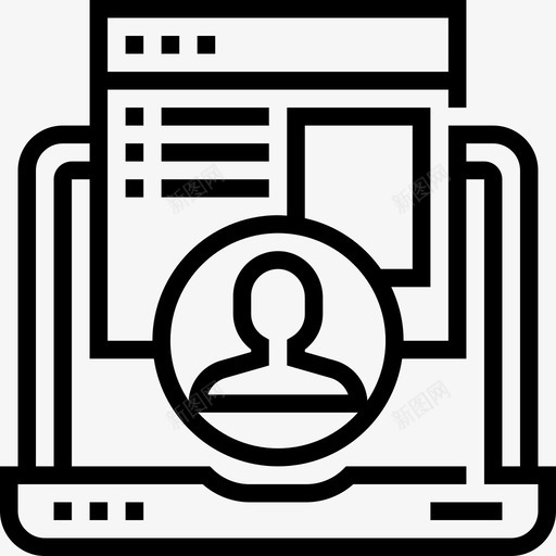 简介内容营销8线性图标svg_新图网 https://ixintu.com 内容 简介 线性 营销
