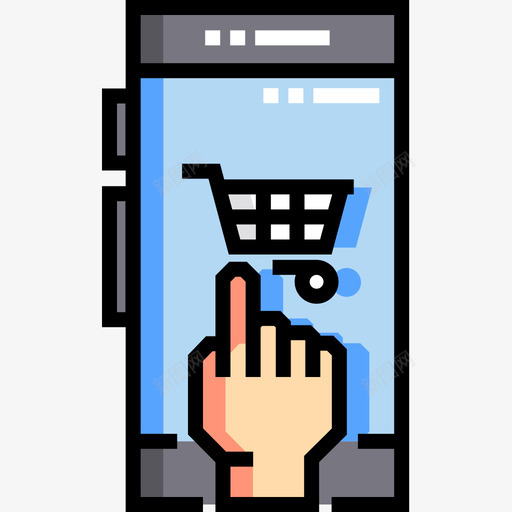 网上商店零售4线性颜色图标svg_新图网 https://ixintu.com 线性 网上商店 零售 颜色