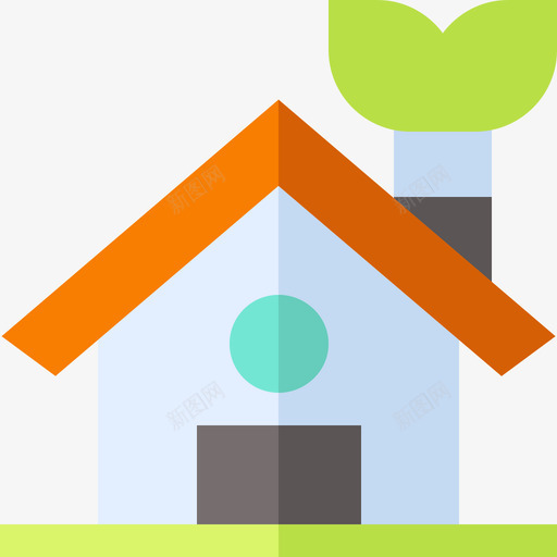 生态住宅可持续能源29公寓图标svg_新图网 https://ixintu.com 公寓 可持续能源29 生态住宅