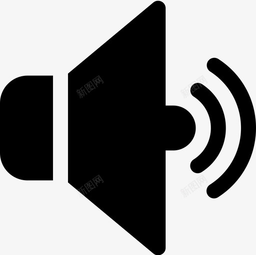 扬声器音乐103填充图标svg_新图网 https://ixintu.com 填充 扬声器 音乐