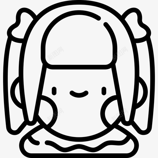 娃娃万圣节服装化身3直系图标svg_新图网 https://ixintu.com 万圣节 化身 娃娃 服装 直系