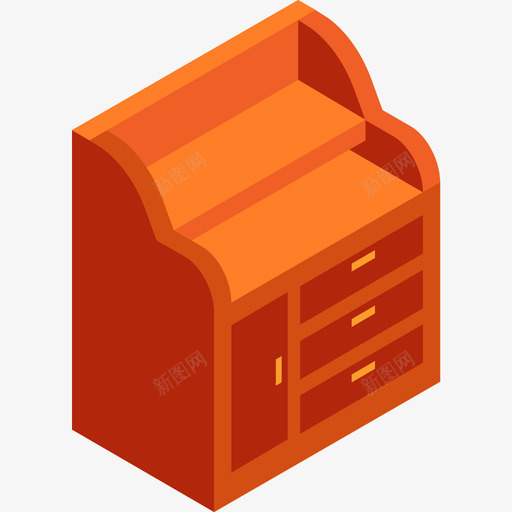 橱柜家用家具11扁平图标svg_新图网 https://ixintu.com 家用家具11 扁平 橱柜