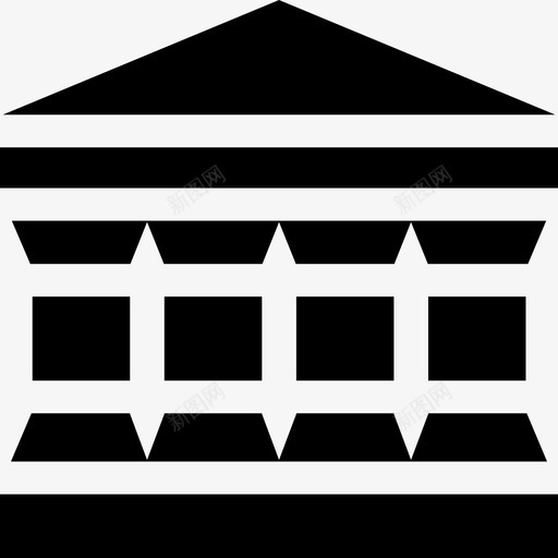 博物馆城市生活13号已满图标svg_新图网 https://ixintu.com 13号 博物馆 城市生活 已满