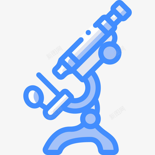 显微镜发明5蓝色图标svg_新图网 https://ixintu.com 发明5 显微镜 蓝色