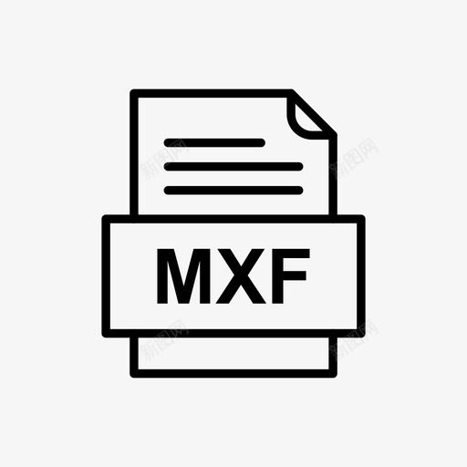 mxf文件文件图标文件类型格式svg_新图网 https://ixintu.com 41个文件格式 mxf文件文件图标 文件类型 格式