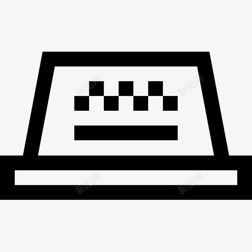 出租车公共交通17直达图标svg_新图网 https://ixintu.com 交通 公共 出租车 直达