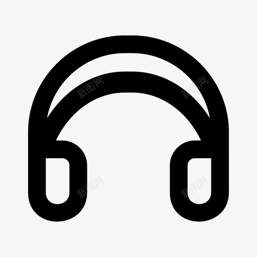 耳机音频设备图标svg_新图网 https://ixintu.com 声音 耳机 设备 音乐 音频